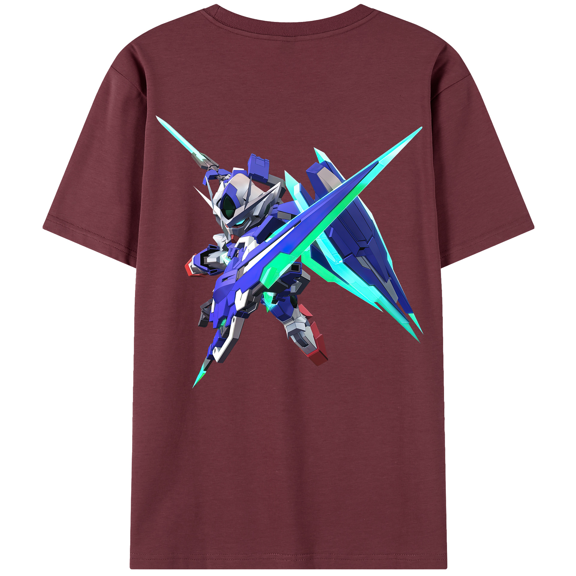 （画像用） 機動戦士ガンダム Mobile Suit Gundam 綿100％半袖Tシャツ（背面プリント）